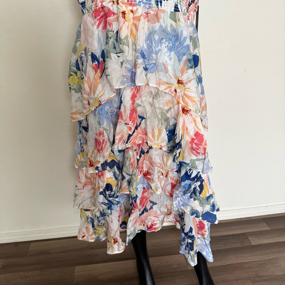 Vince Camuto Multicolor Asymmetrical Dress - Picture 3 of 15